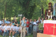 Bischofbesuch 1.000 jährige Wolfgangseiche